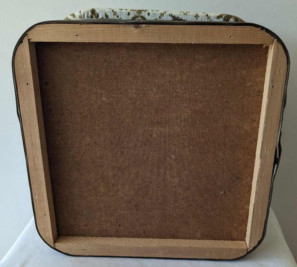Vintage Redmon Co. Sewing Box Basket Hinged Lid