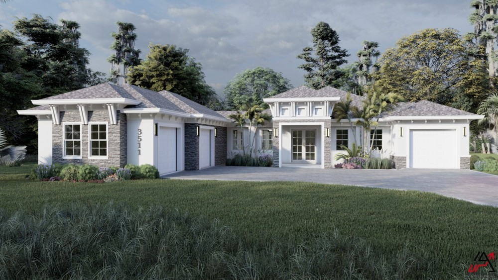 BLUEPRINTS CONTEMPORARY HOUSE PLAN ARCHUP #120
