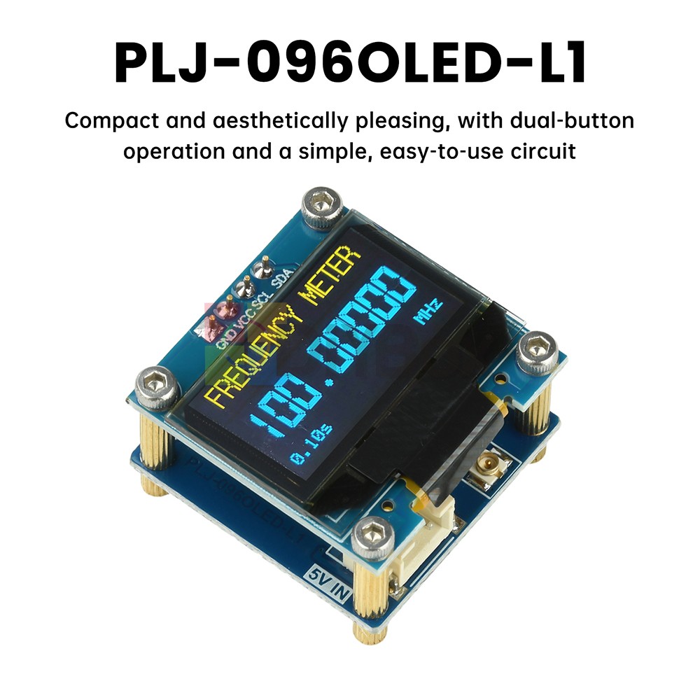 1KHz-100MHz RF Signal Frequency Counter 0.96inch OLED Display Frequency Module