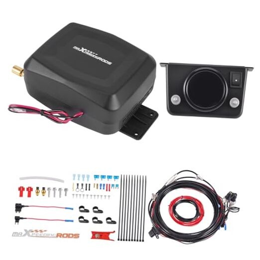 Dual Path On Board Air Compressor System Air Bag Compressor Kit with Digital