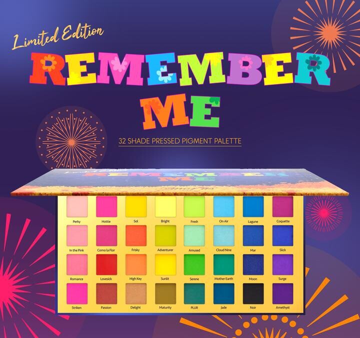 Amor Us Remember Me Pressed Pigment Eyeshadow Palette