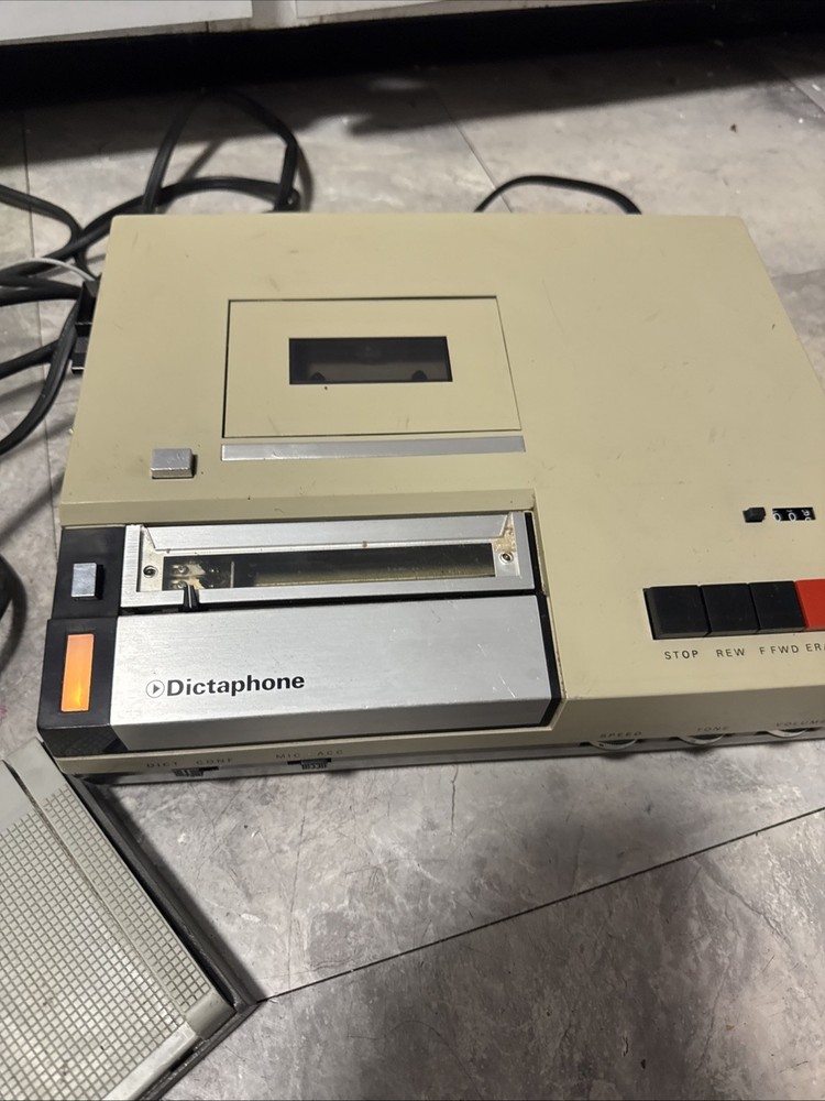 Dictaphone 241 Standard Cassette Recorder and Transcriber - , untested