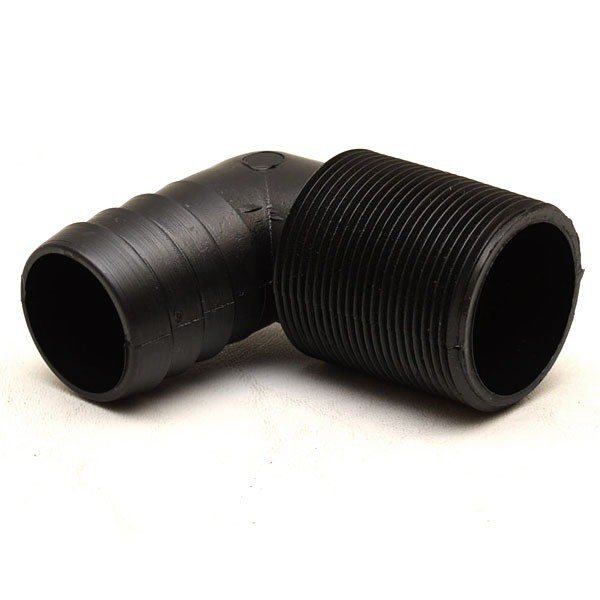 Doral Boats 90 Degree Connector Fitting | 1 7/8 x 1 1/2 Inch Plastic
