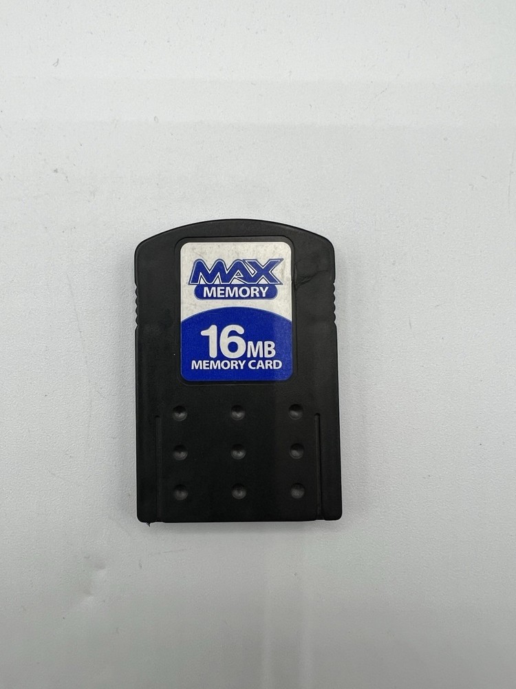 Max Memory PlayStation 2 PS2 Black 16 MB Memory Card