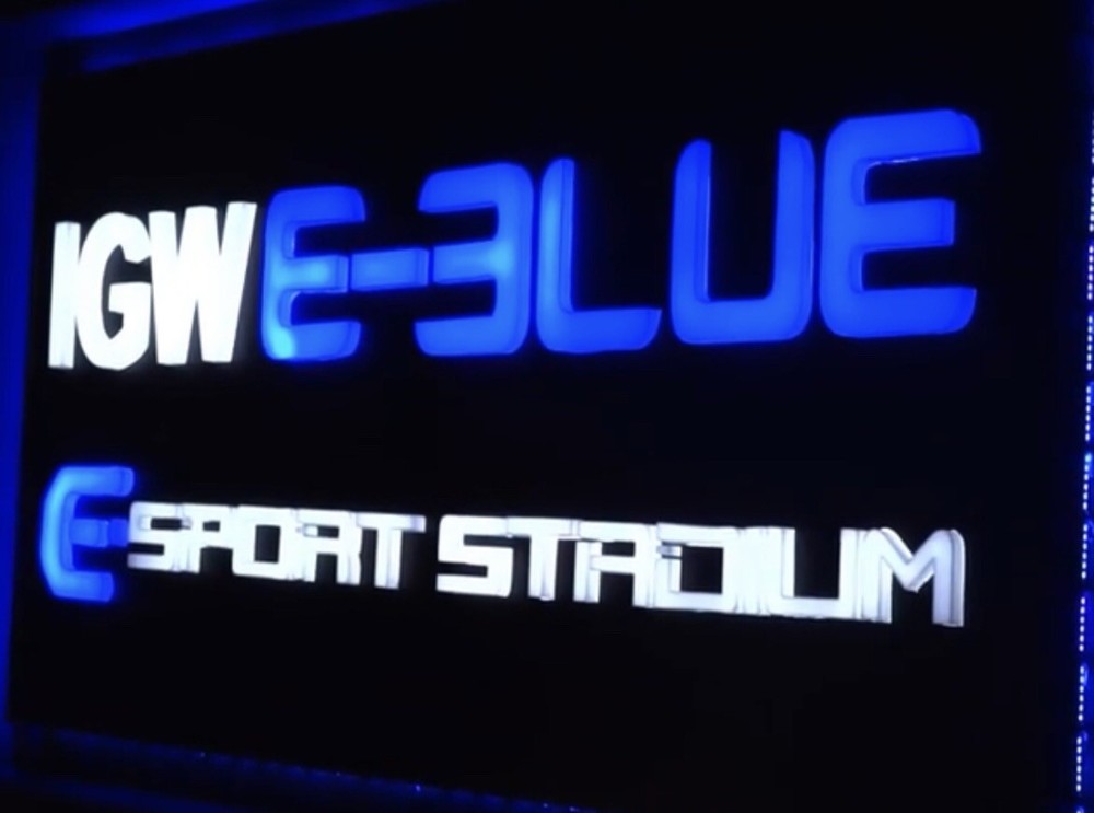 Gaming E-Blue LED display