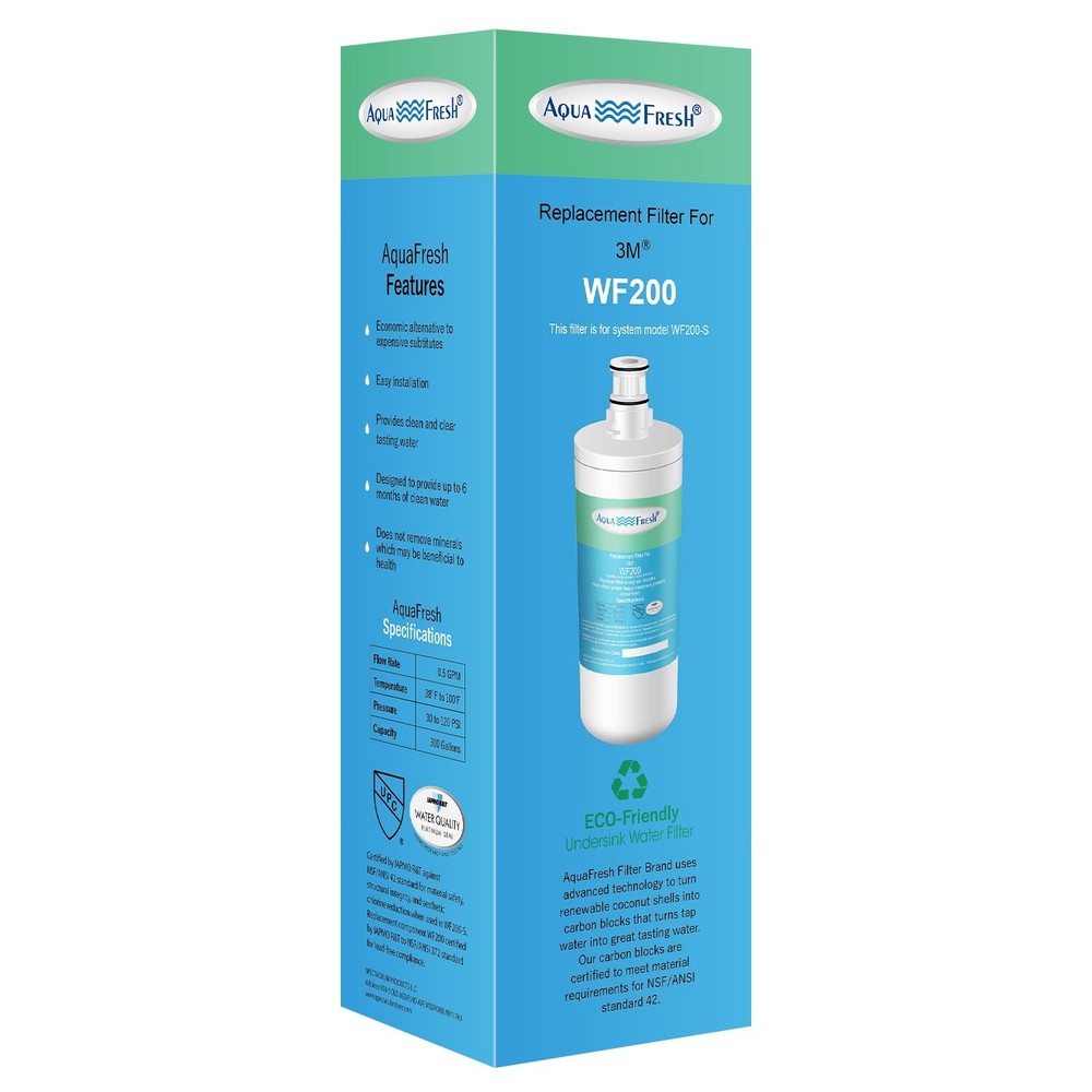Aqua Fresh Replacement Fits 3M Filtrete 3US-AF01 Under Sink Water Filter System