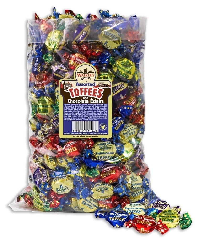 British Candy Mix: Toffees & Chocolate Éclairs | 2.5kg Bulk