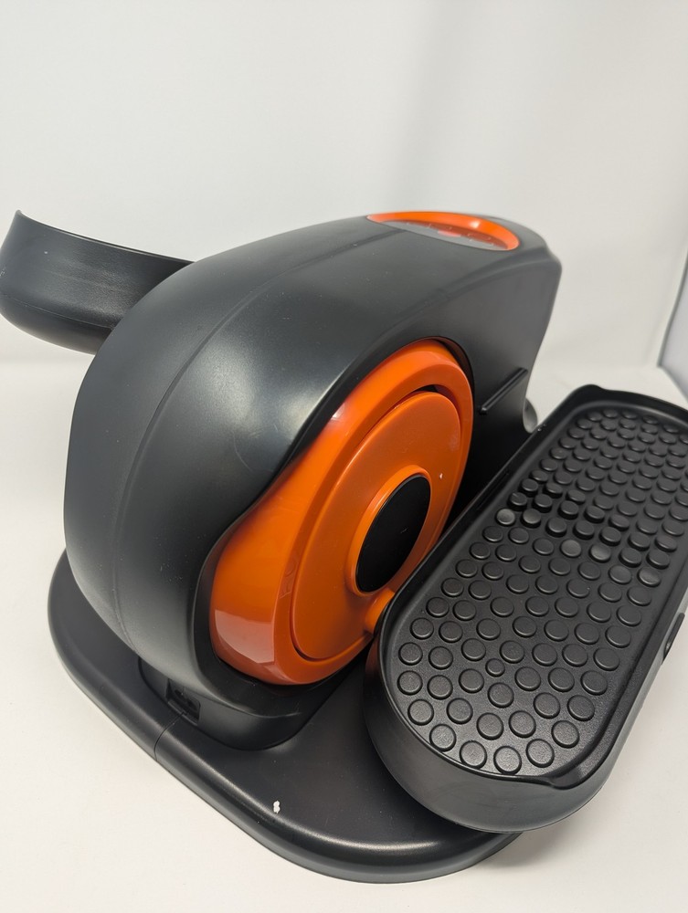 GENERIC UNDER DESK MOTORIZED ELLIPTICAL LEG EXERCISE TRAINER - BLACK/ORANGE