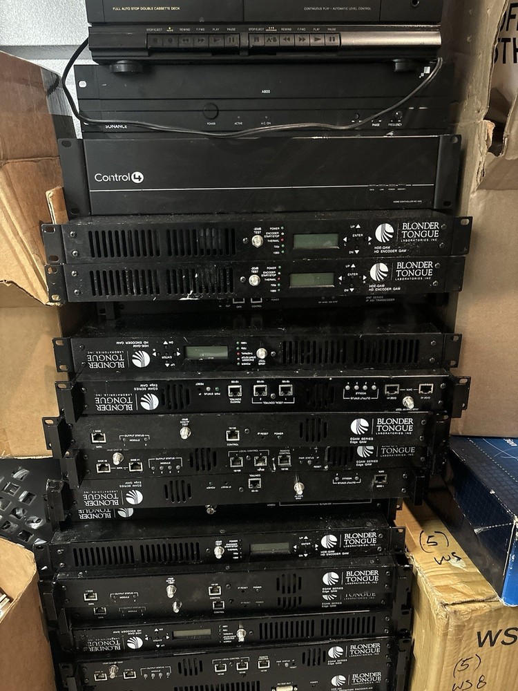 Blonder Tongue Laboratories QAM Encoder , HDE-ASI, HD ENCODER - EQUIPMENT LOT !!