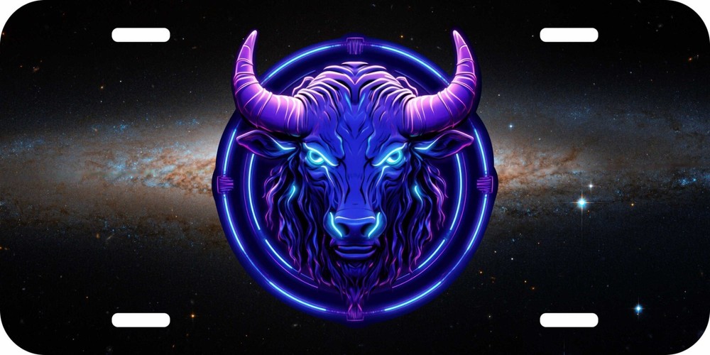 TAURUS ZODIAC HOROSCOPE ASTROLOGY NOVELTY METAL LICENSE PLATE 2C