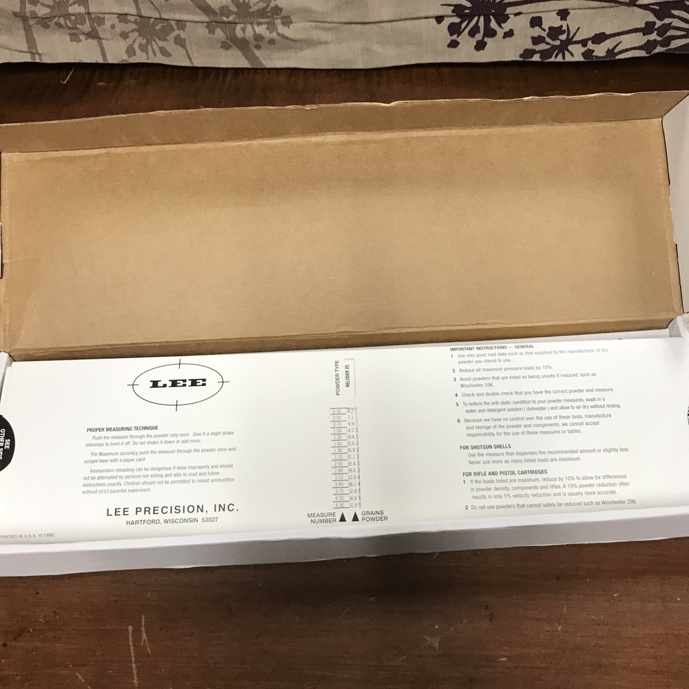 Lee Precision Powder Measure Kit (90100)