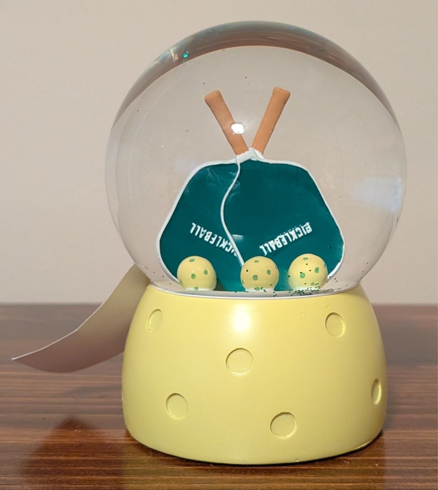 Pickleball Light Up Sparkling Globe