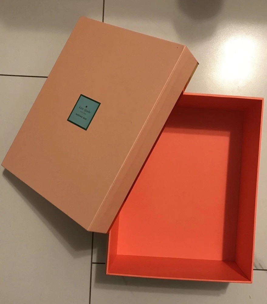 Kate Spade Giverny Nesting Salmon Color Box - NEW
