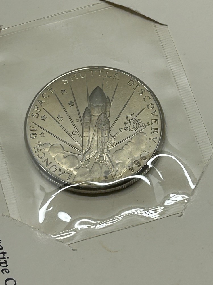 $5 Dollar Coin Launch Of Space Shuttle Discovery NEW