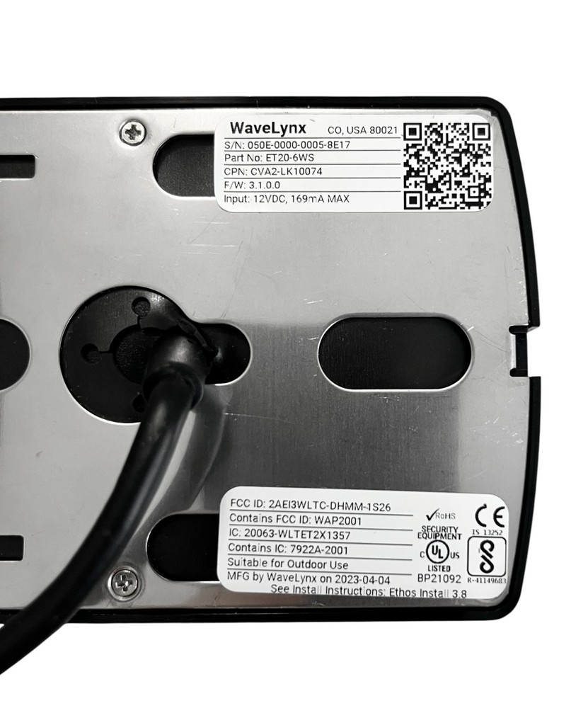 WaveLynx ET20-6WS Single Gang Reader