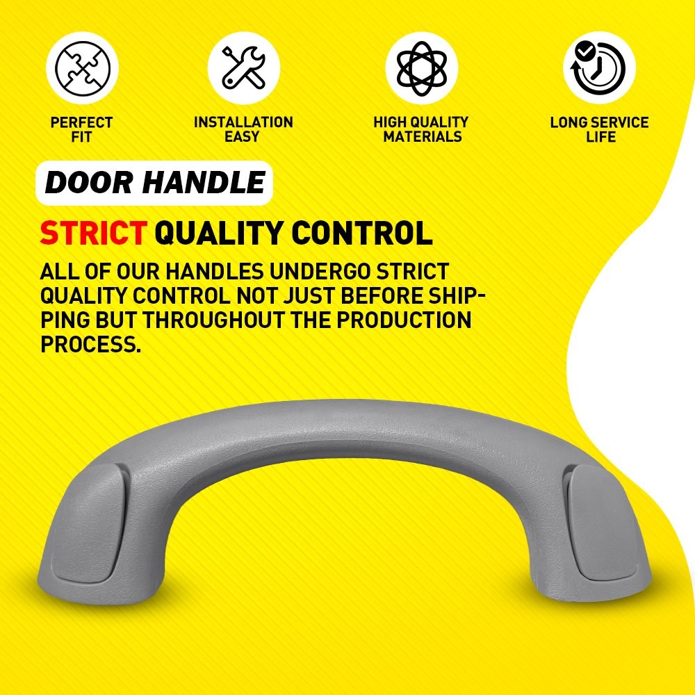 For 2003-2009 Toyota 4Runner 1PCS Gray Front Roof Pull Grab Handle Replacement