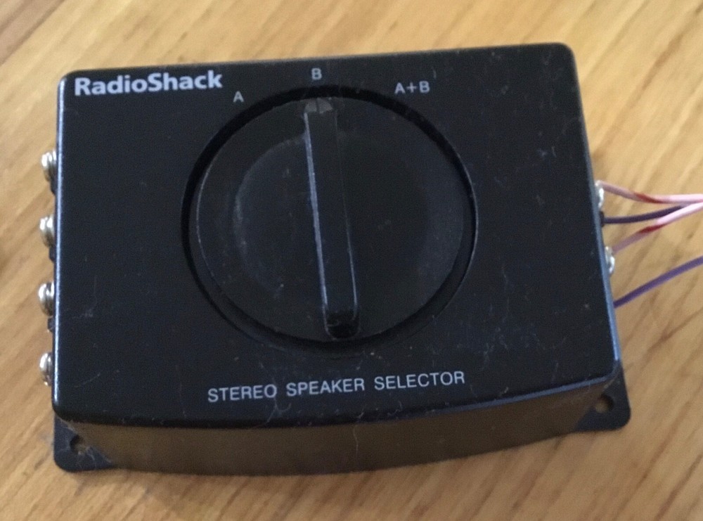 Radio Shack Stereo speaker selector #40-132