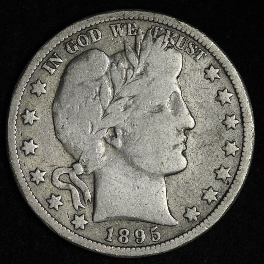 1895-O Barber Silver Half Dollar FINE E158 DNR