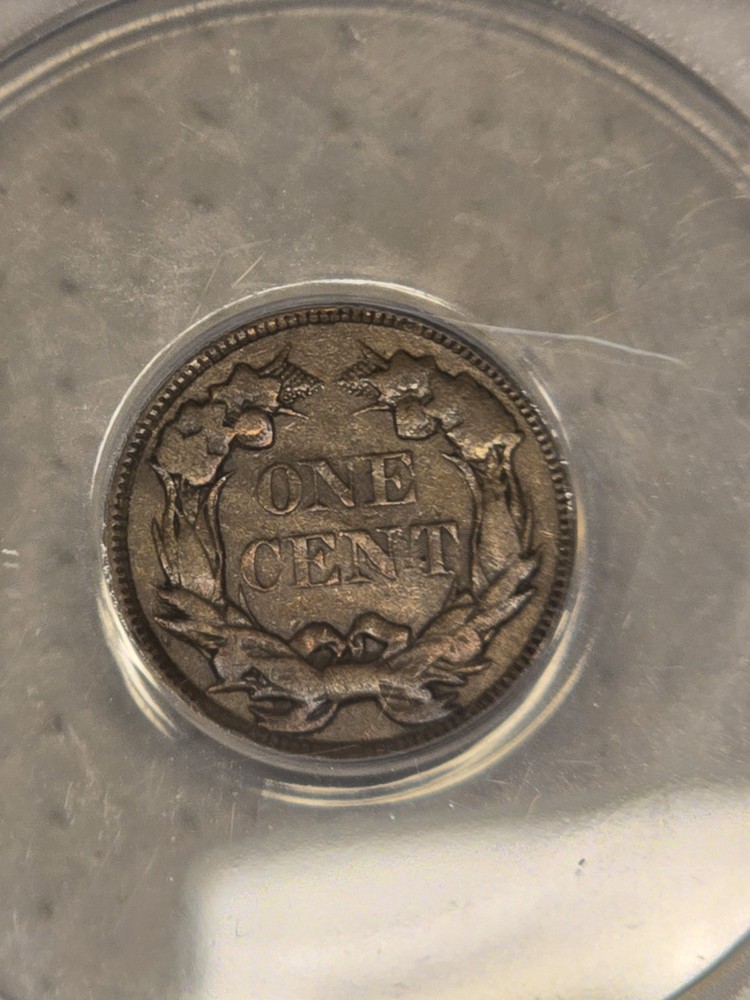 1857 Flying Eagle Cent ANACS VF 35 **details