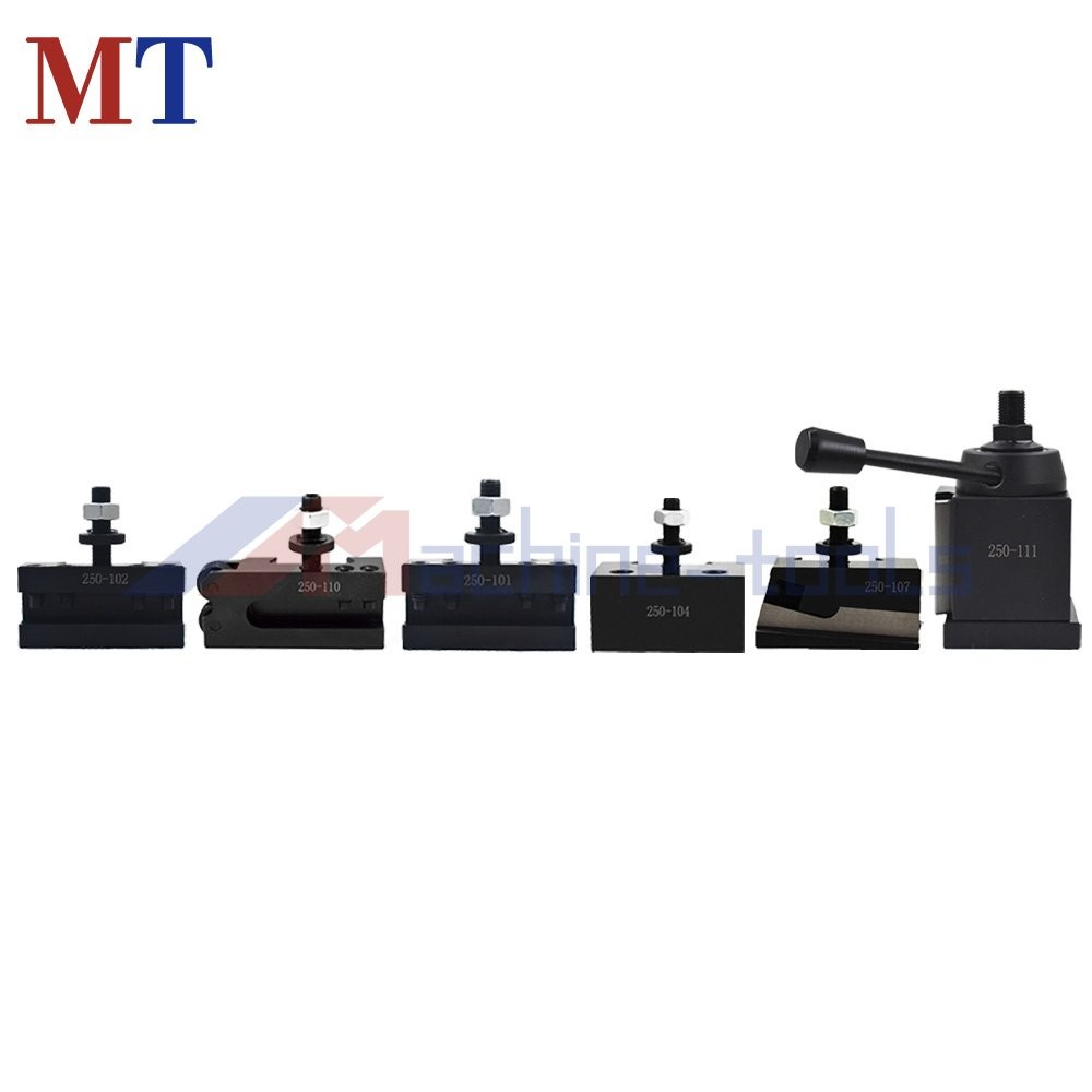 6 Pack AXA 250-111 Wedge Type Tool Post Tool Holder Set For Lathe 12"