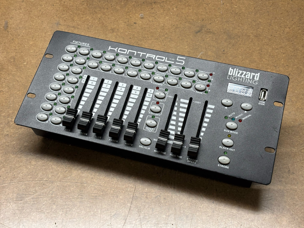 Blizzard Lighting Kontrol 5 - 3 PIN DMX Controller