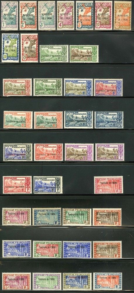 Inini   1906    Scott #1-40   Mint Lightly Hinged-Mint Hinged Part Set