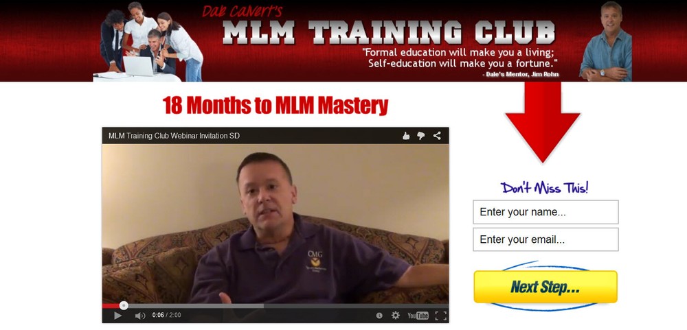 Dale Calvert's MLM Training Club Complete Set Audio CD's Program