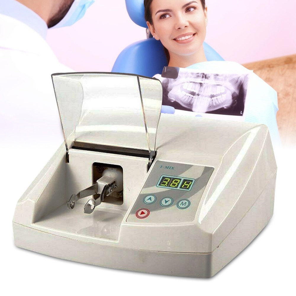 35W Dental Amalgamator Amalgam Capsule Mixer High Speed Silver Amalgam Machine