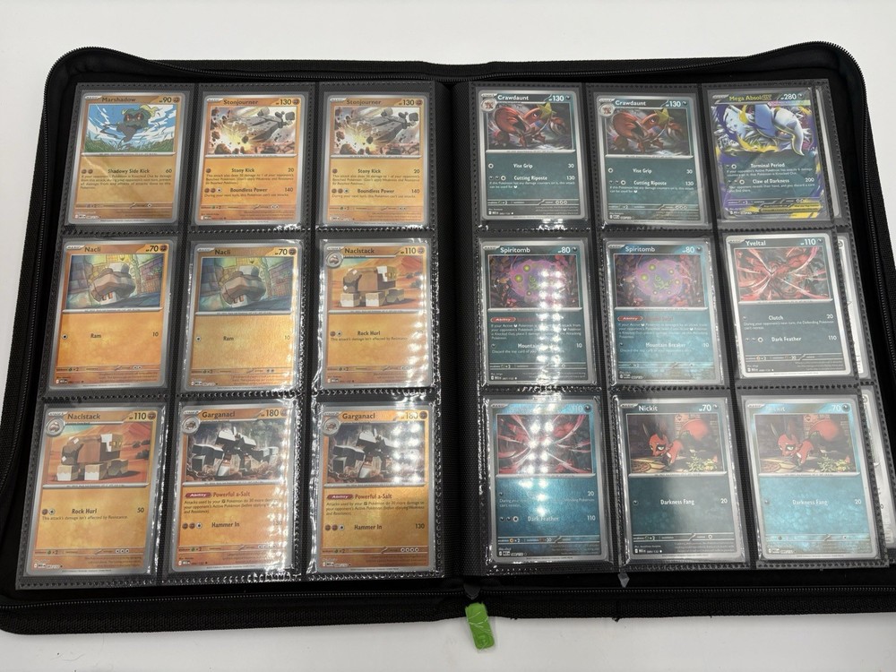 Mega Evolutions 100% Complete Master Base Set w/EX & Reverse & Vault Binder