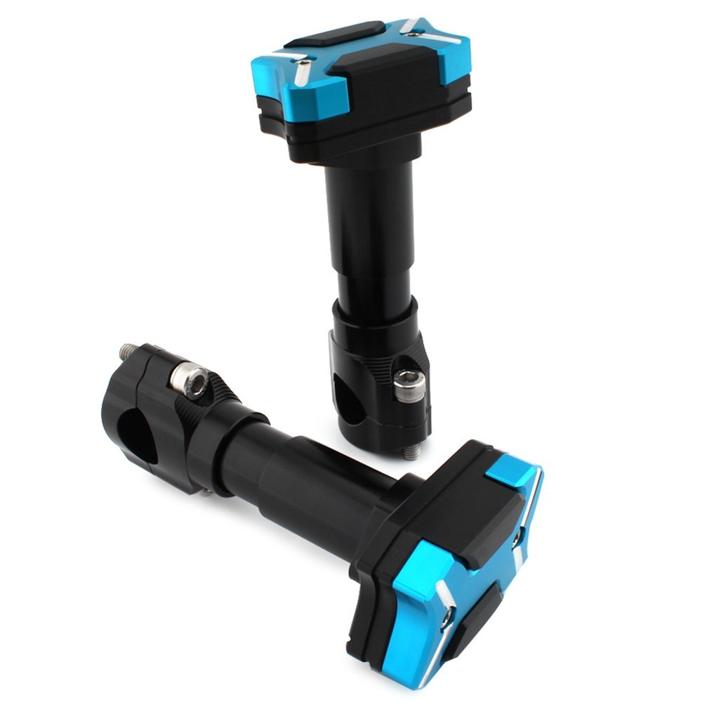 Universal Modified Engine Guard Crash Bar Frame Protector 22mm-30mm Light Blue