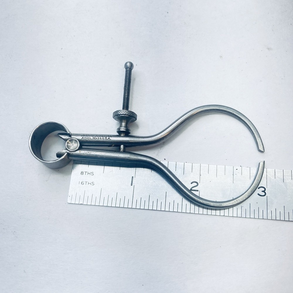 Starrett 275A-3 3" Toolmakers' Spring-Type Outside Caliper Round Leg- Solid Nut