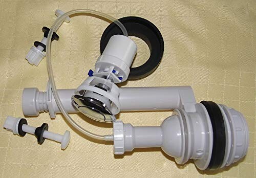 Air Button Flush Valve, Single Button Flush, for Two inch, Two Piece