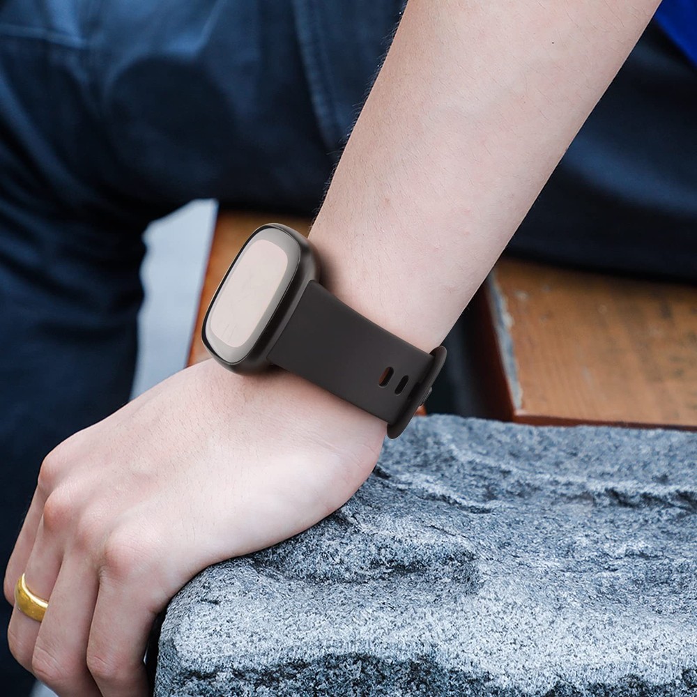 6 PACK Bands Compatible with Fitbit Versa 4 / Versa 3 / Fitbit Sense 2 / Sens...