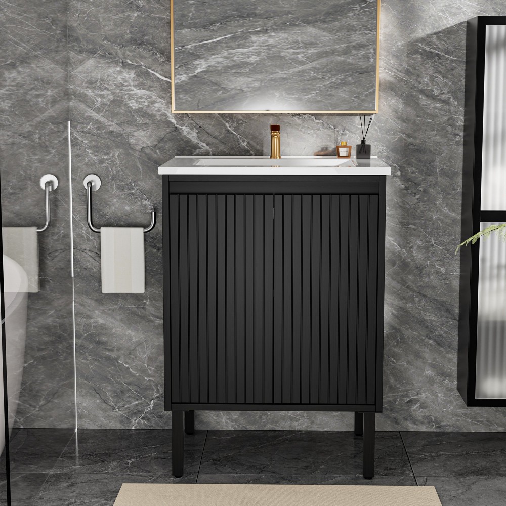 Bathroom Vanity W Sink Floor Standing Structure