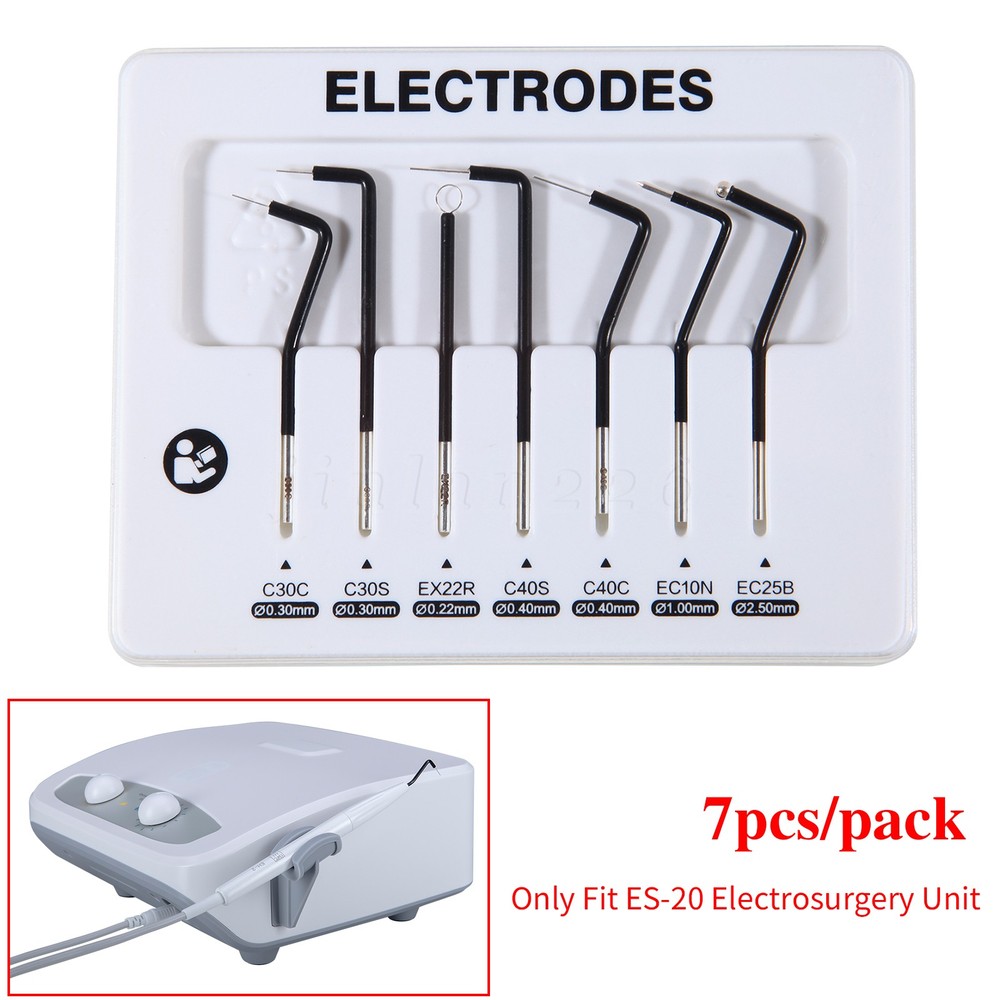 7 Knife Tips For Electro Electrosurgery Unit Machine High Frequency Electric CE