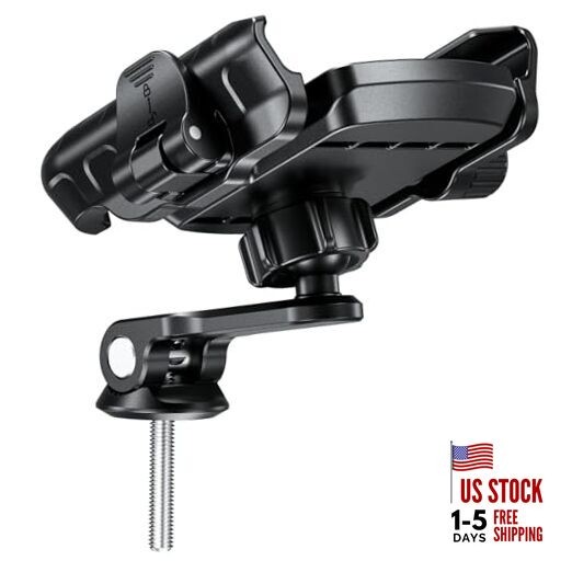 Bike Fork Stem Phone Mount Holder [Camera Friendly] [1s Lock & Release]
