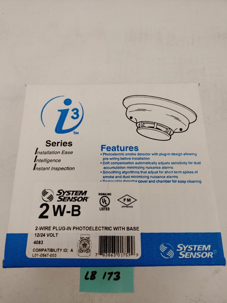 System Sensor 2W-B Smoke Detector