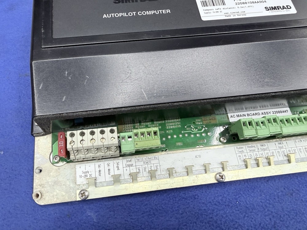 Simrad AC10 Autopilot Computer Junction Unit For AP16/25/26/27 Systems - Tested