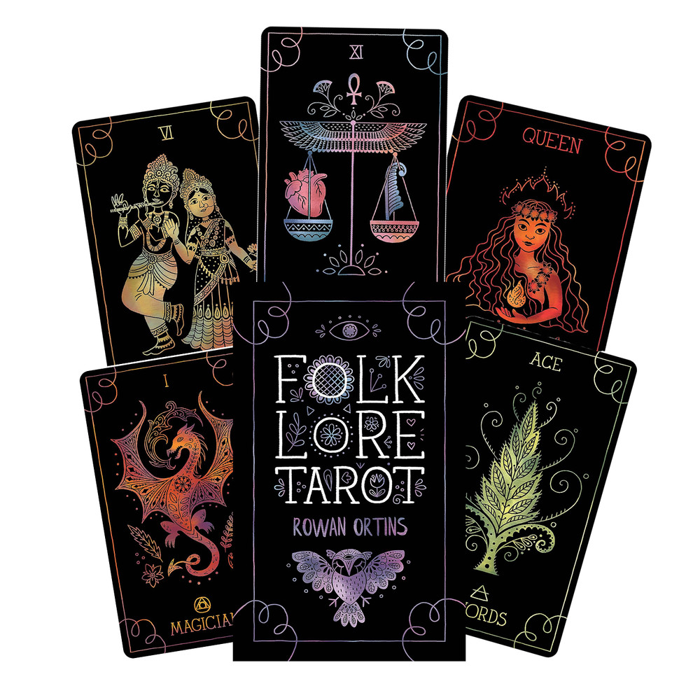 Folklore Tarot Card Deck & Guide Rowan Ortins US GAMES SYSTEMS NEW