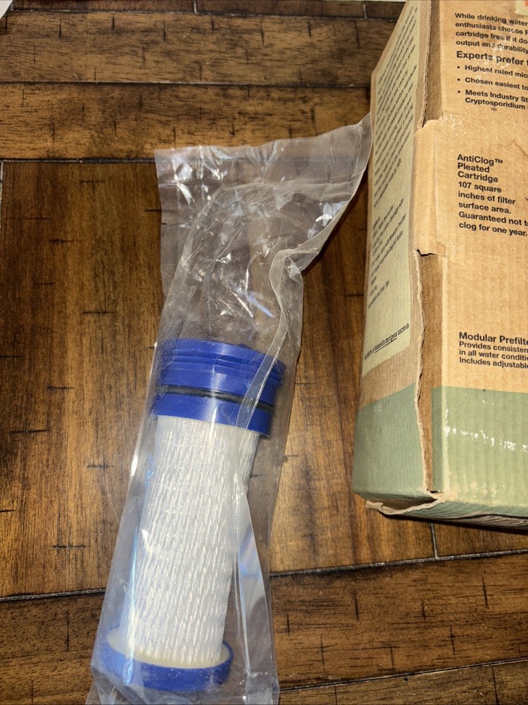 NEW PUR Hiker Microfilter Water Filter Performance Level 2 + Extra Filter Read