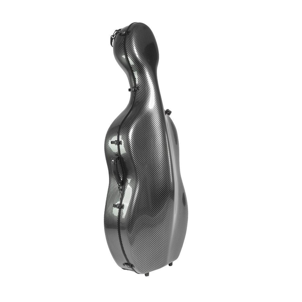 Polycarbonate Cello Case - Light 8.5lb Wheels - Silver - CP-7001