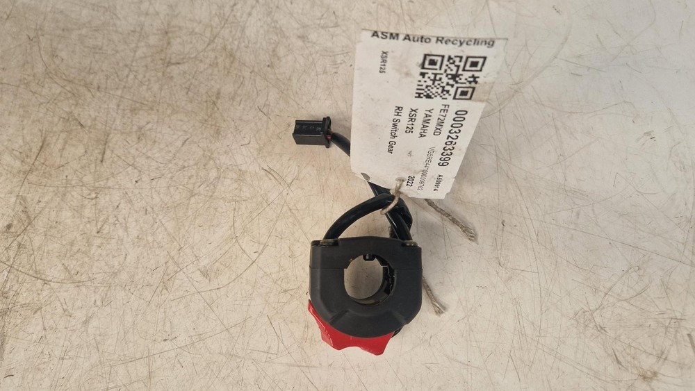 YAMAHA XSR125 2022 RIGHT SIDE SWITCH GEAR