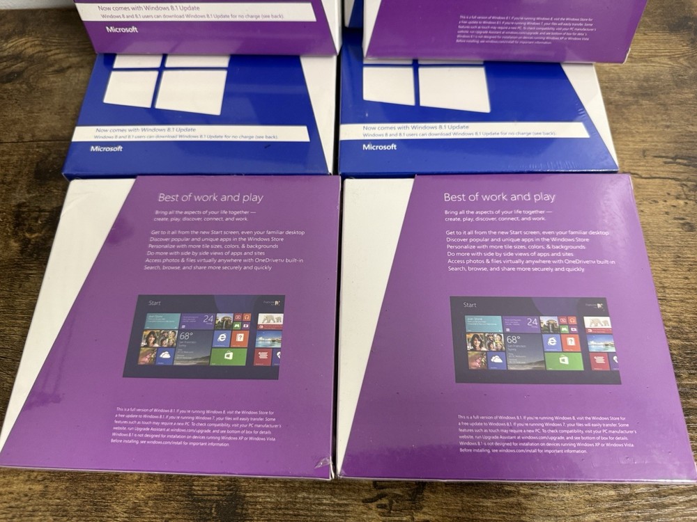 Microsoft Windows 8.1 (Retail (License + Media)- Full Version
