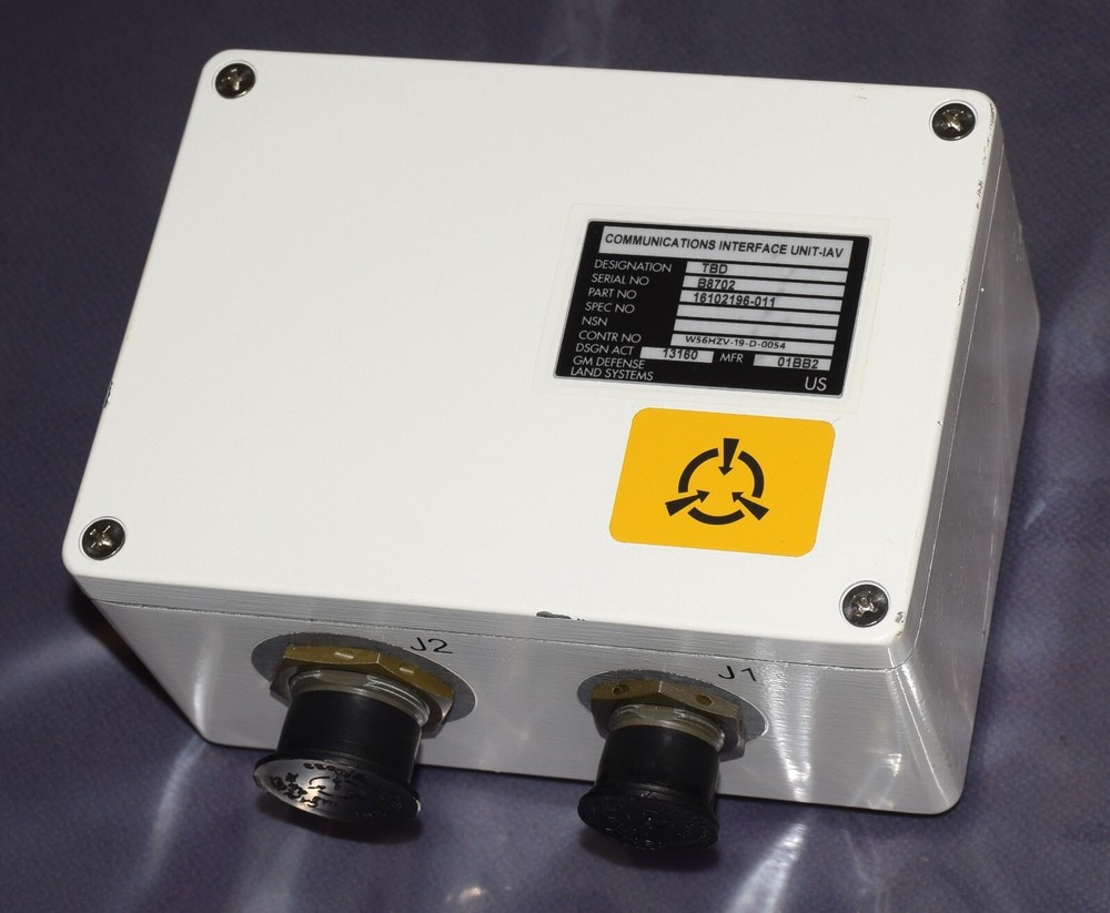 GENERAL DYNAMICS CLS IAV COMMUNICATIONS INTERFACE UNIT 16102196-011