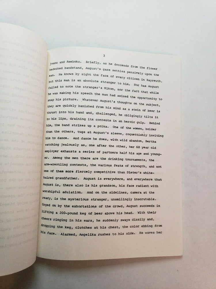 SUFFER THE LITTLE CHILDREN / Jack Laird 1988 Unproduced SYNOPSIS script