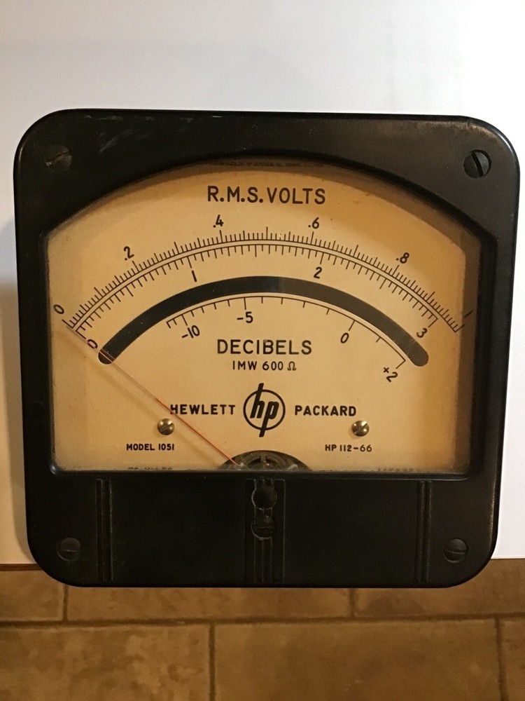 HP 112-66 RMS Voltmeter 1960