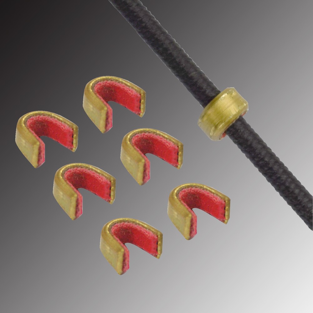 12pcs Archery String Nocking Points Brass Buckle Clips Nock Bow String Protector