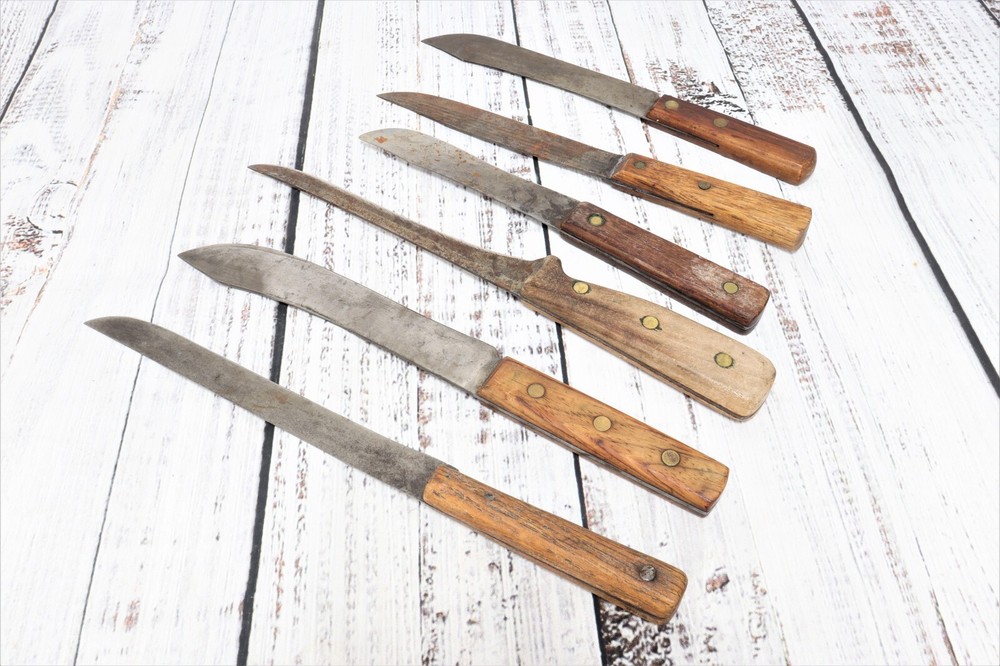 Six Vintage Knives