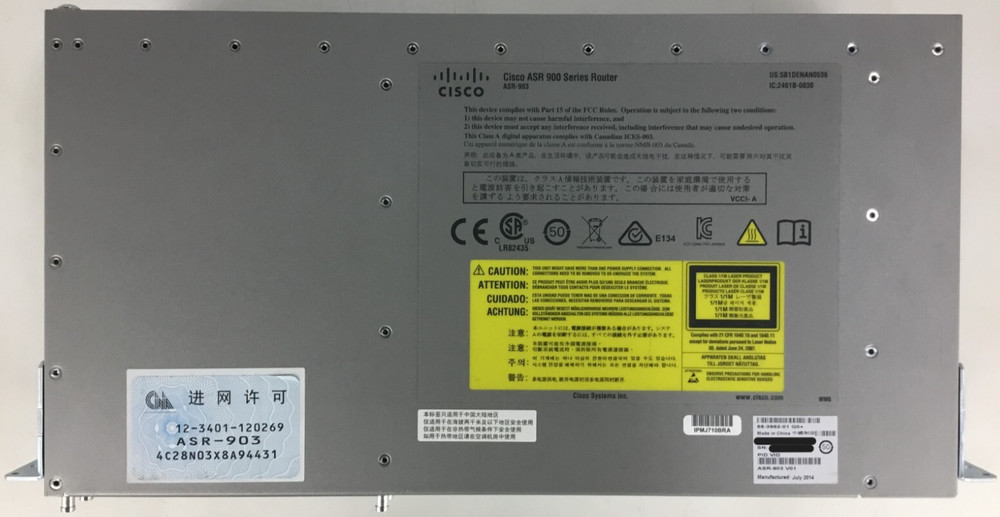 Cisco ASR-903 Series Router Chassis
