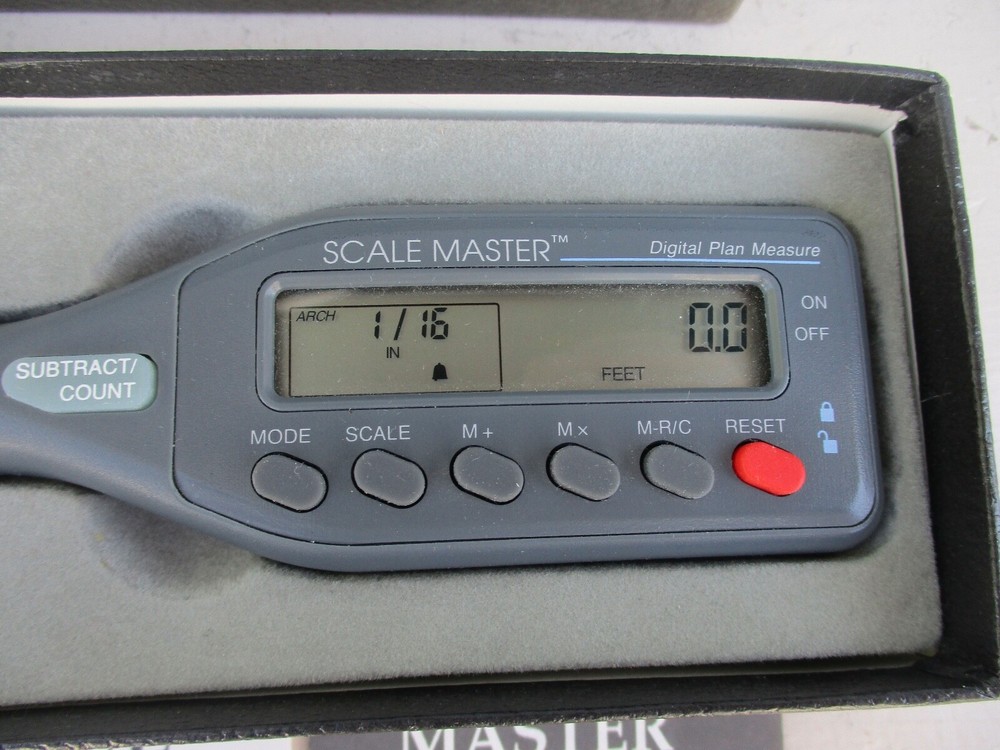 Calculated Industries Scale Master Digital Plan Measure w/Manual & Original Box